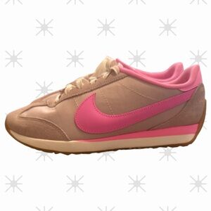 Nike Women's Sneakers in Pink and Tan